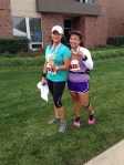 My running partner, Anitra, & I.