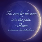 The answer to all pain and suffering lies in the pain and suffering itself. 